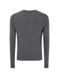 Rick Owens ribbed-knit panelled sweater