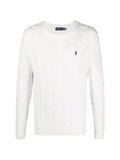 Polo Ralph Lauren cable-knit embroidered-logo sweater