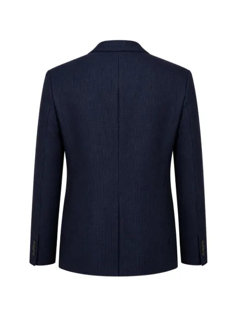 Corneliani micro-patterned single-breasted jacket