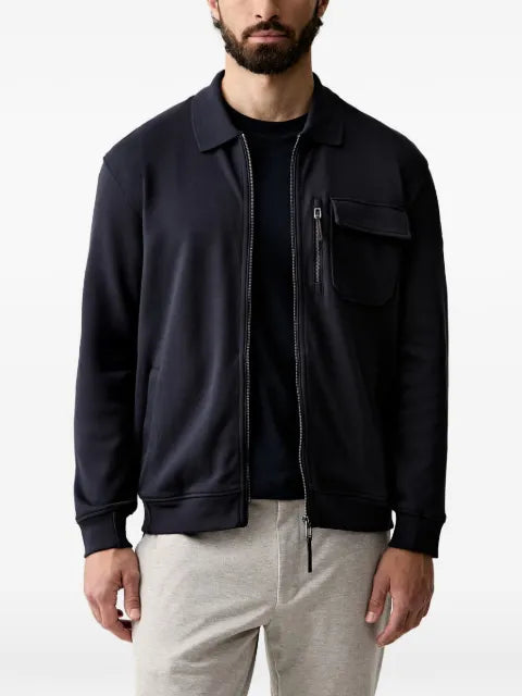 Joop! zip-up chest-pocket jacket