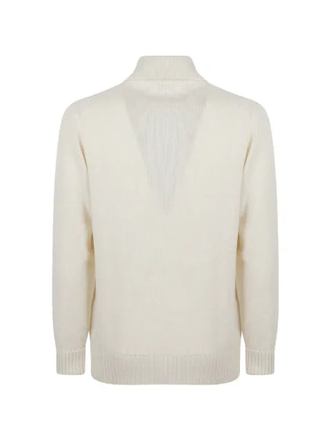 Cruciani ribbed-knit zip-up cardigan