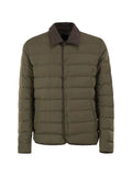 Herno quilted shirt-collar padded jacket