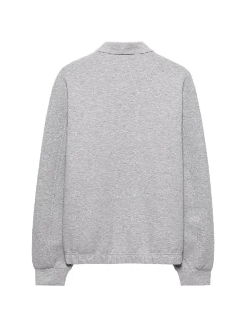 Shanghai Tang half-zip long-sleeve sweatshirt