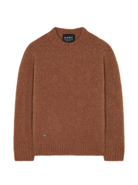 Alanui rib-stitched crew-neck sweater