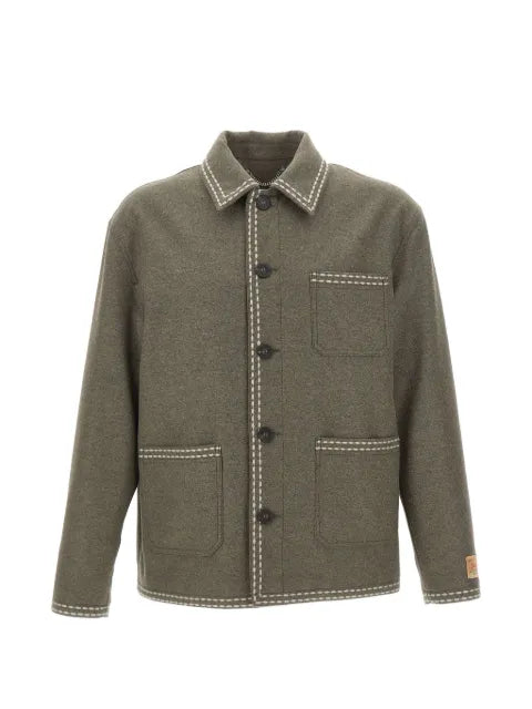Golden Goose Gary contrast-stitch jacket