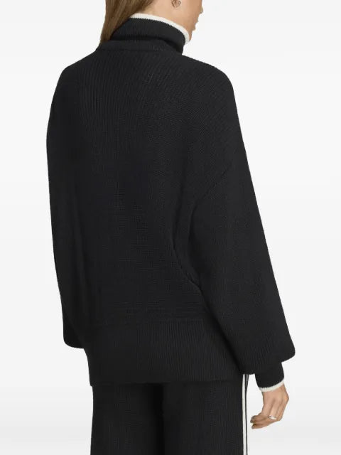 adidas Firebird side-stripe cardigan