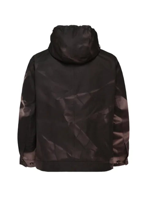 JiyongKim sun-bleached hooded jacket