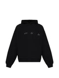 MISBHV graphic-print raw-edge hoodie