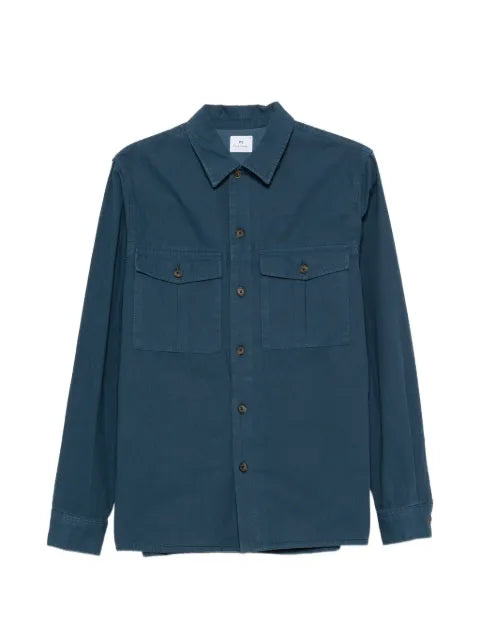 PS Paul Smith organic-cotton shirt jacket
