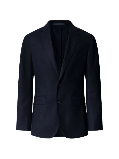 Hackett London single-breasted flannel blazer