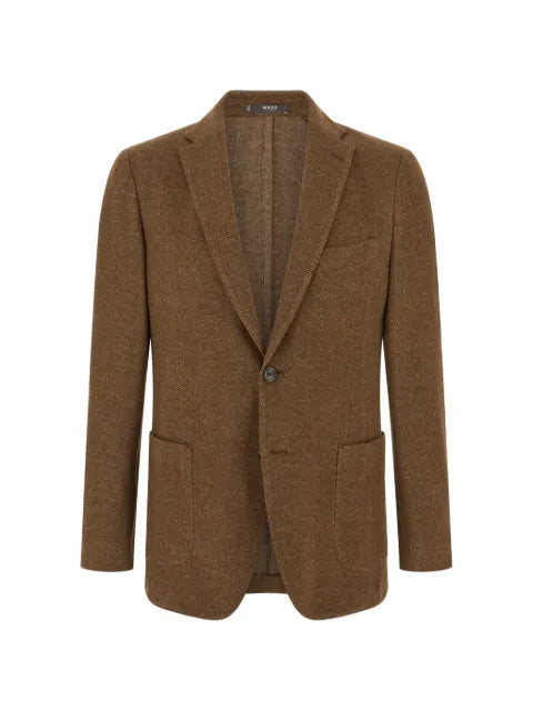 Boggi Milano blazer herringbone cotton blend B Jersey