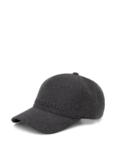 Karl Lagerfeld logo-embroidered baseball cap