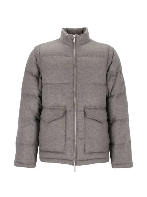 Eleventy padded cashmere jacket
