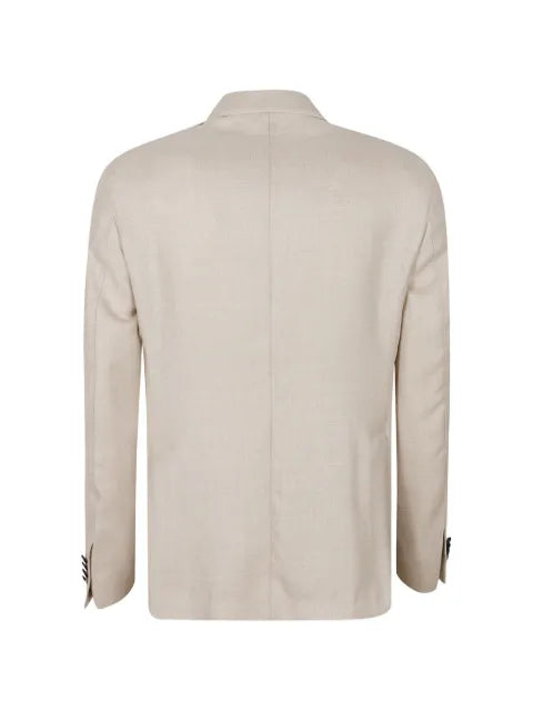 LBM peak-lapel single-breasted blazer