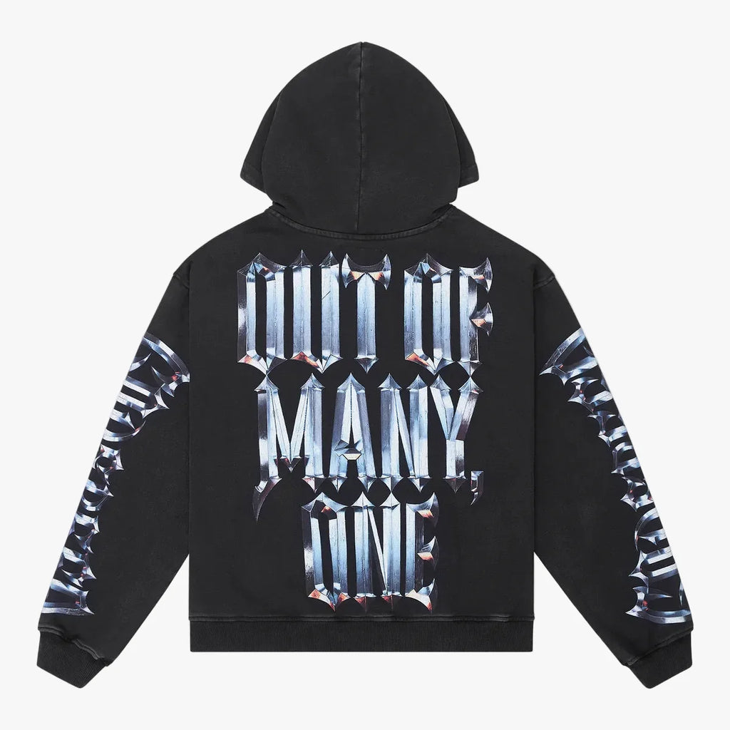 Godspeed Motto Chrome Hoodie Black