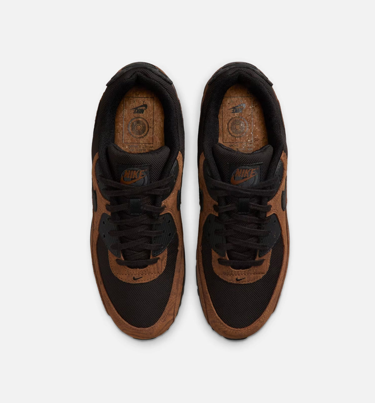 Nike Air Max 90 Premium Men's Lifestyle Shoes – Light British Tan/Velvet Brown/Black