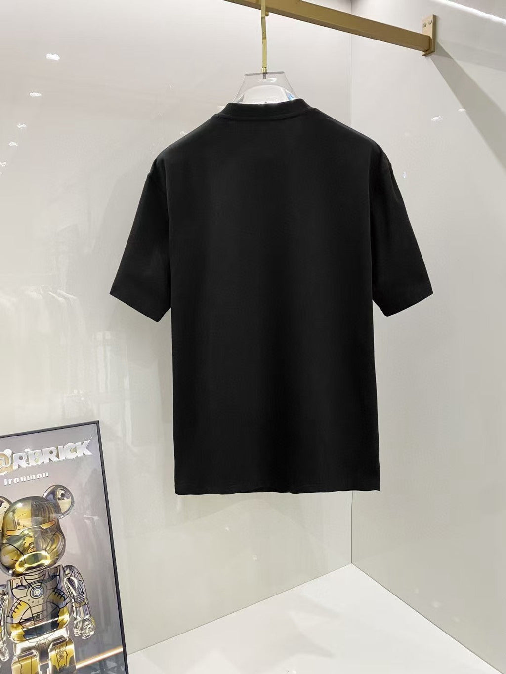AMIRI Symmetrical Tribal Graphic Crew Neck Short‑Sleeve T‑Shirt