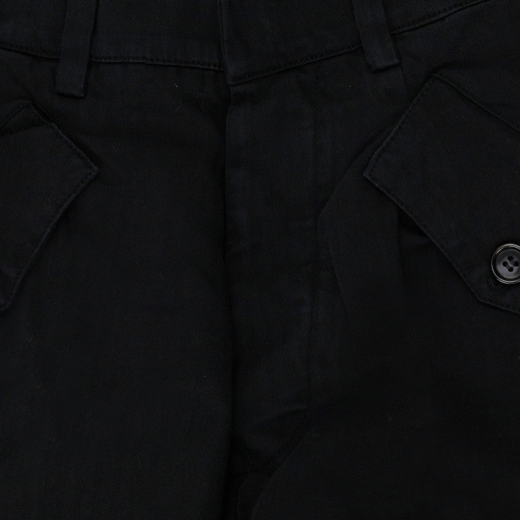 Black Relaxed Cargo Pants