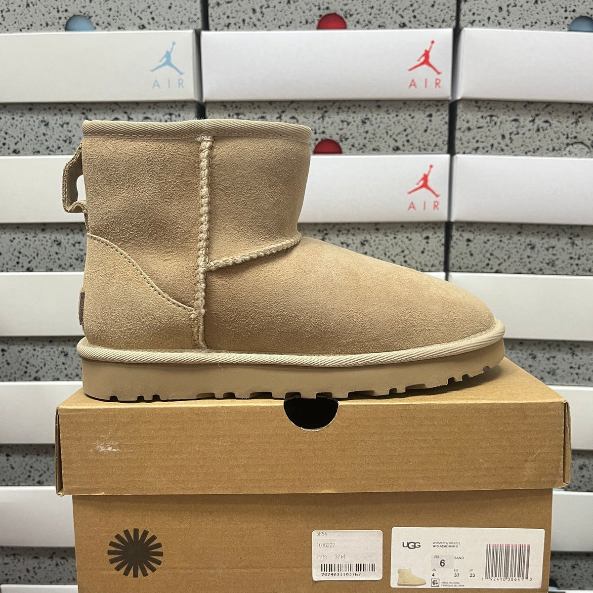 UGG Classic Mini Boot – Women's Suede Ankle Boot in Wheat