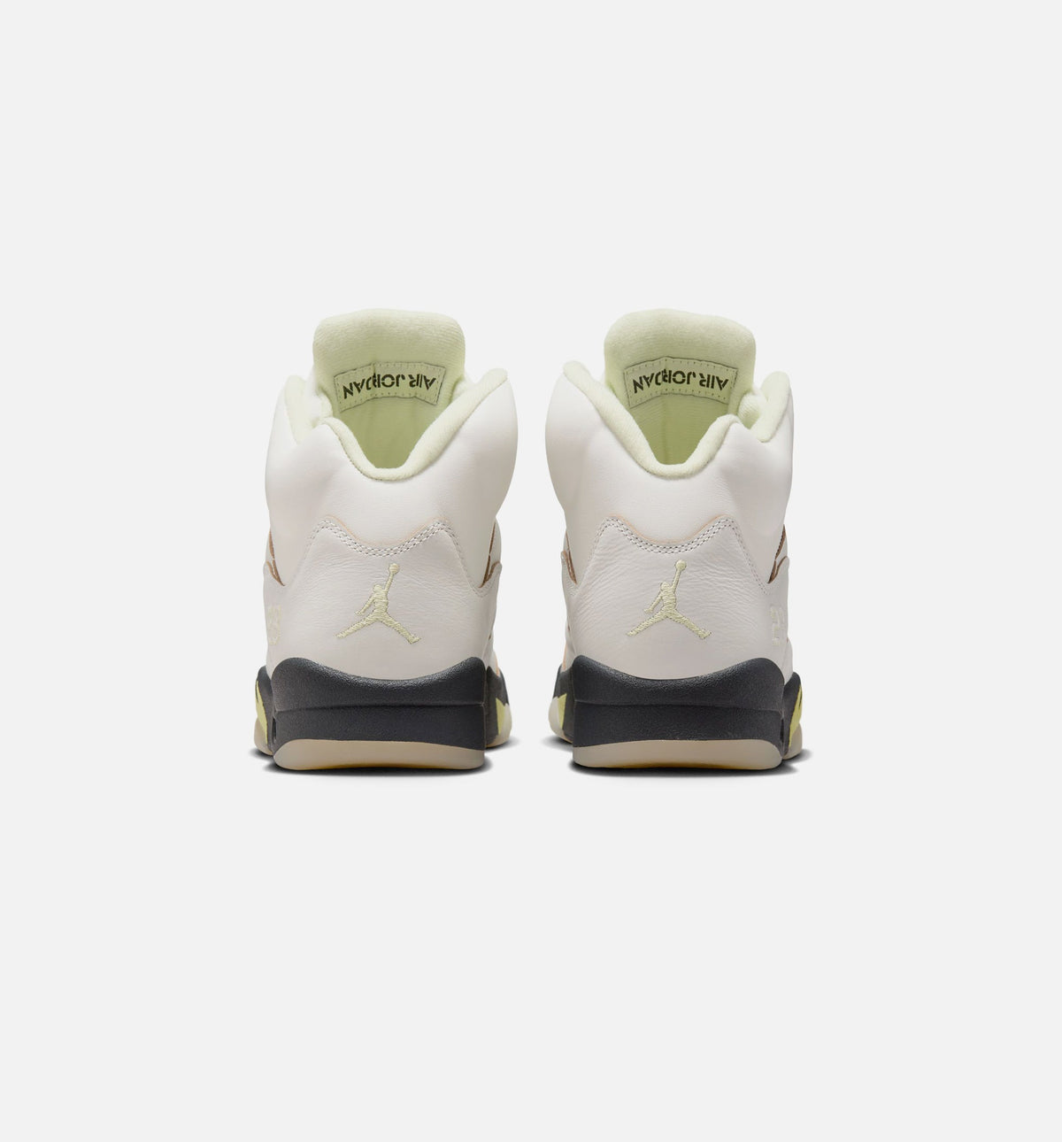 Air Jordan 5 Retro Luminous Green and Sail Women's Lifestyle Shoe