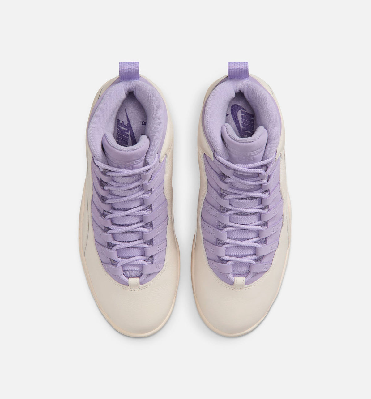 Air Jordan 10 Retro 'Hydrangeas' - Women's Lifestyle Sneaker (Chalk/Hydrangeas/Wild Grape)
