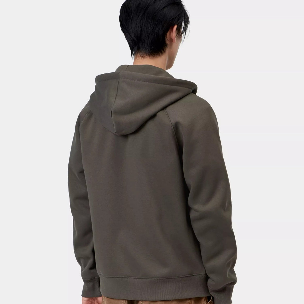 Carhartt WIP Hooded Chase Jacket: Shungite / Gold