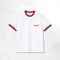 Carhartt WIP S/S Ip Ringer T-Shirt: White / Red
