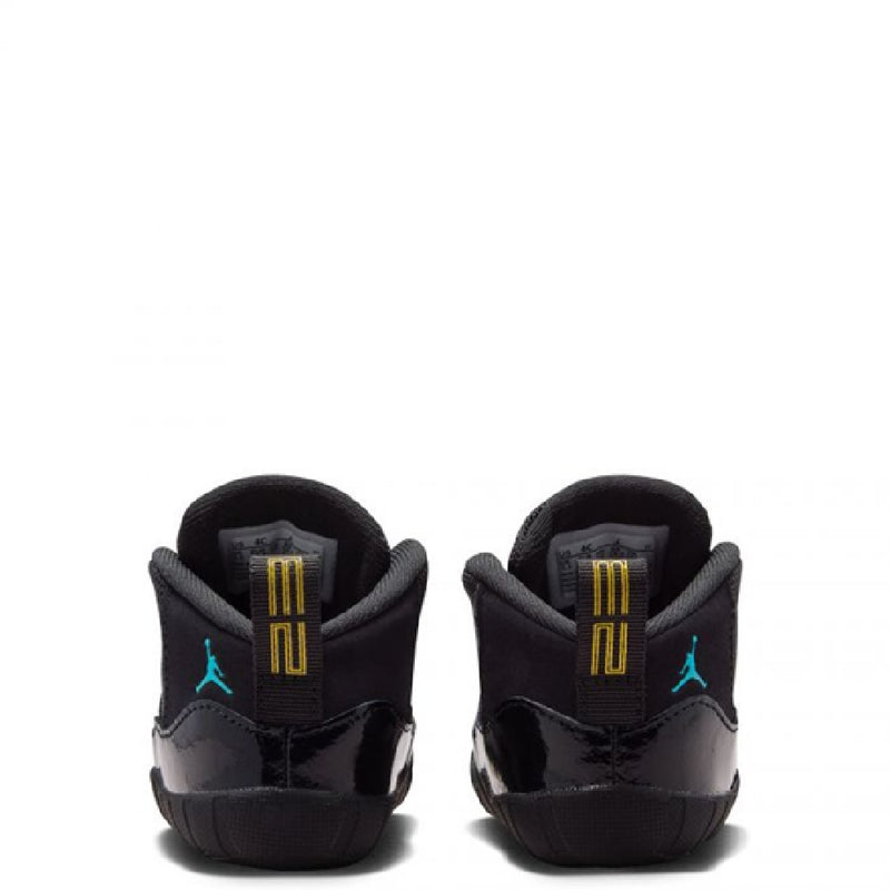 Jordan 11 Crib Bootie Black/Gamma Blue-Varsity Maize (CI6165 047)