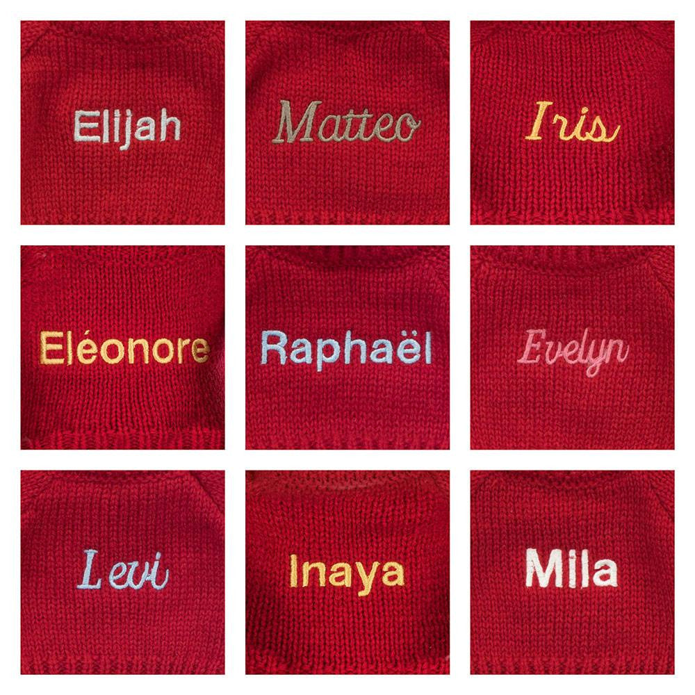 Bashful Luxe Bunny Willow with Personalized Red Jumper