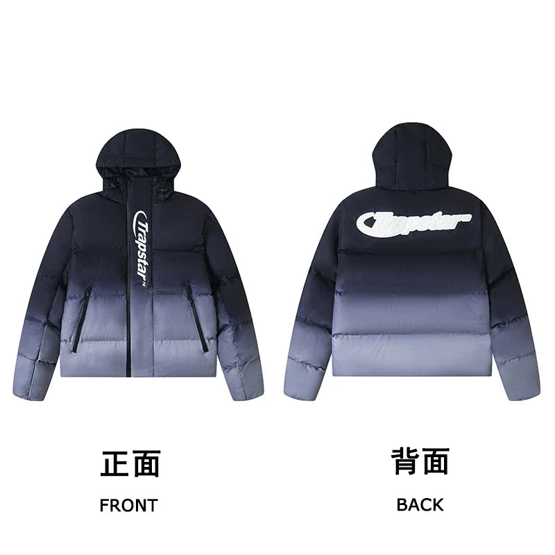 Trapstar Cotton Puffer Jacket 03 - Grey Blue