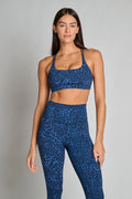Printed Strappy Bra