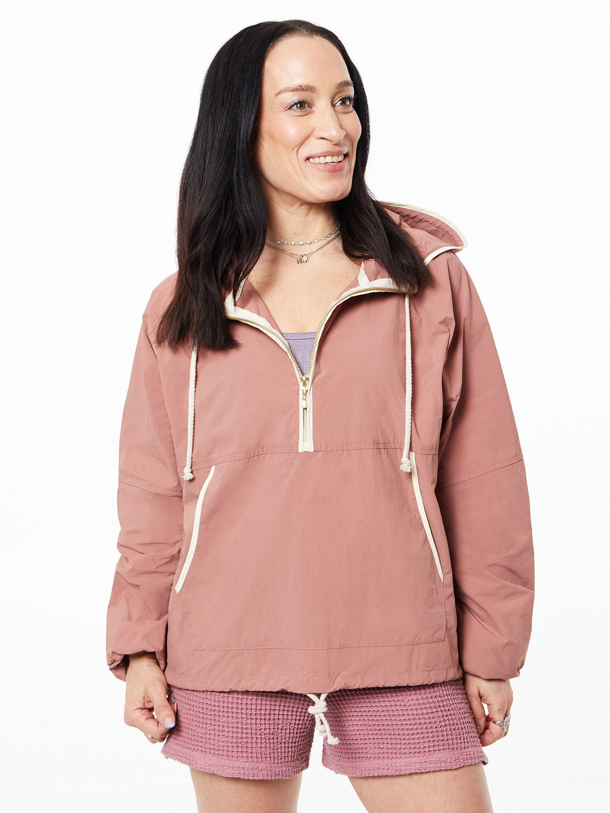 NYLON PULLOVER ANORAK