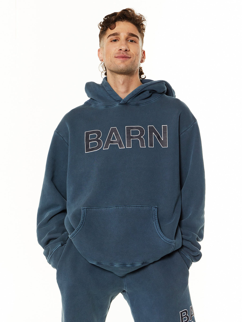 BARN PRYCE HOODIE BLUE