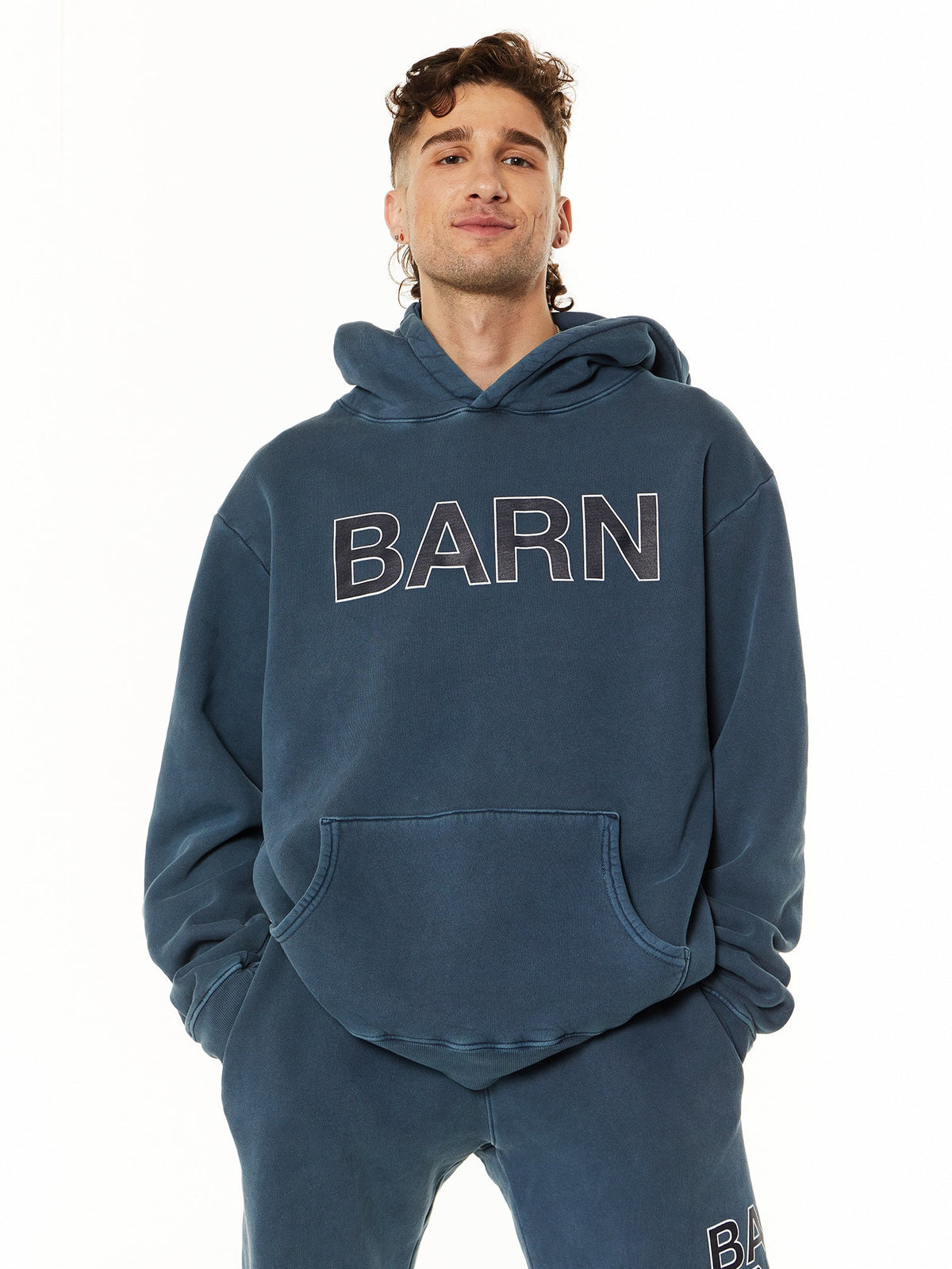 BARN PRYCE HOODIE BLUE