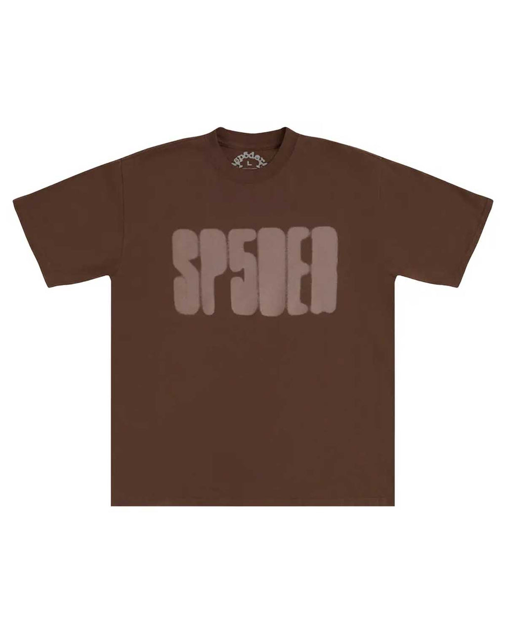 Sp5der Focused Logo Tee Brown