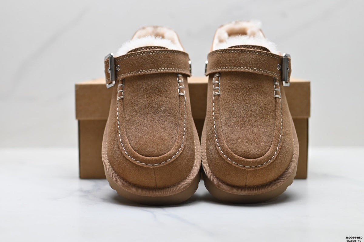 UGG Tazz Shearling Platform Slip-Ons
