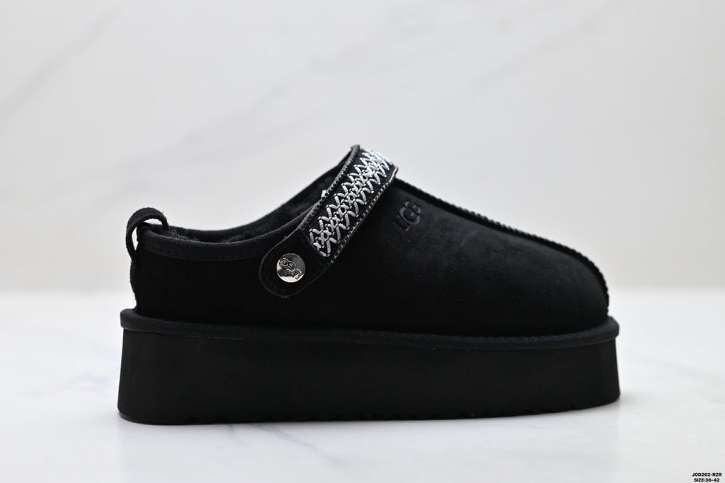 UGG Tazz Shearling Platform Slip-Ons