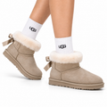 UGG Classic Ultra Mini Bow Ankle Boots