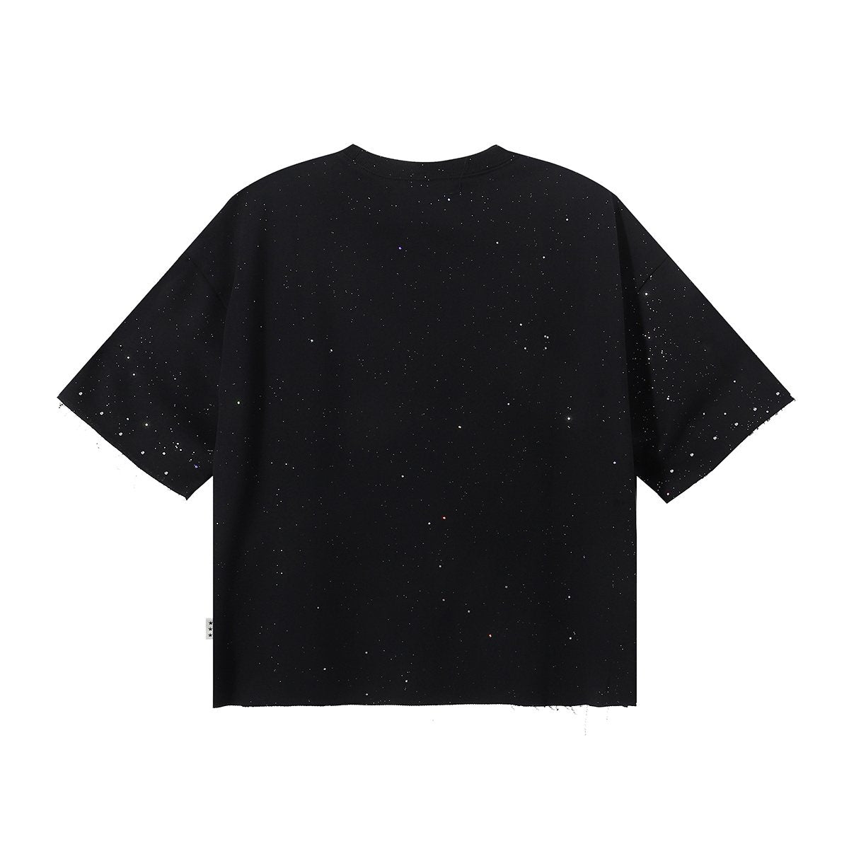 BKYS Revival Rhinestone Graphic Cropped T-Shirt