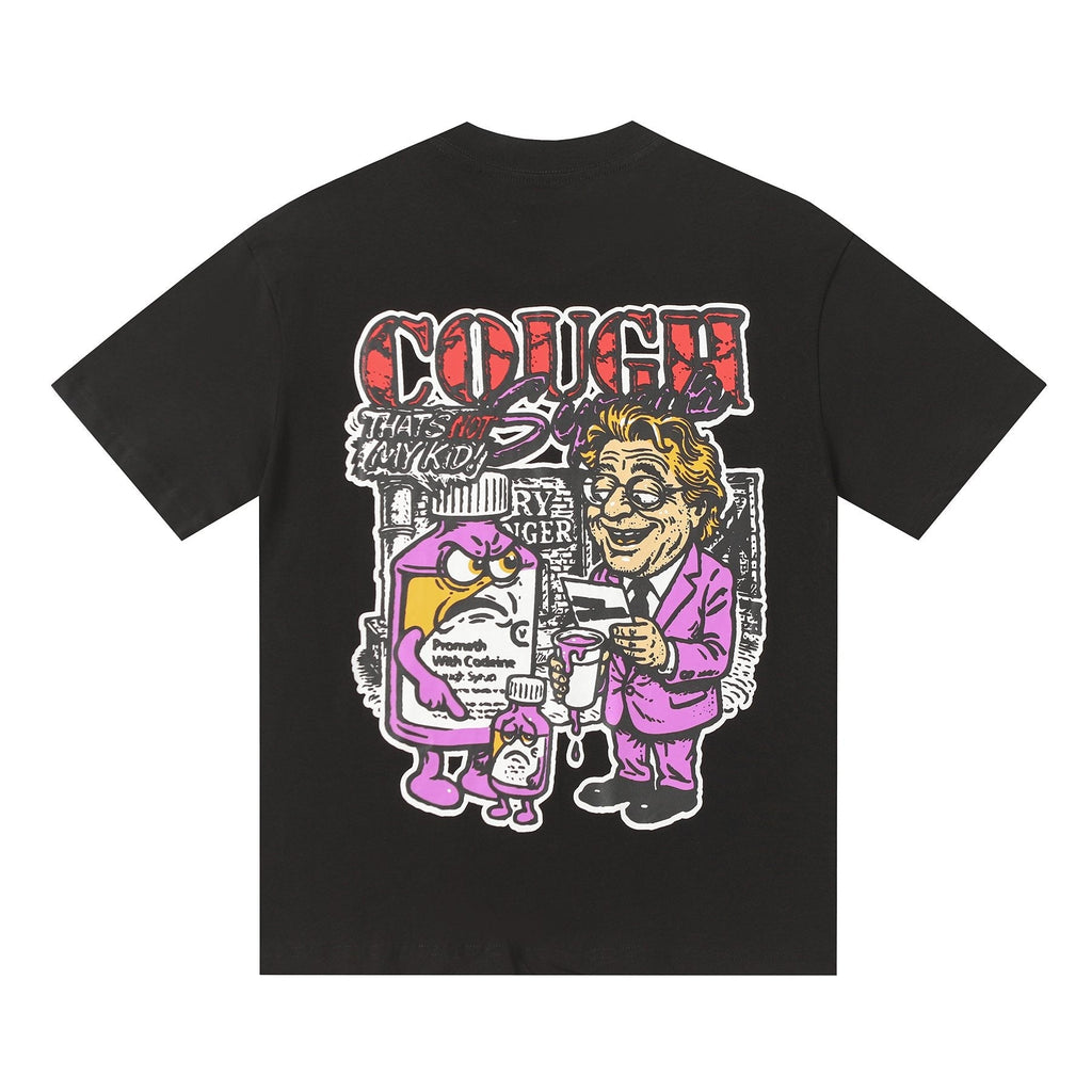 THAT'S A AWFUL LOT OF COUGH SYRUP Chest & Back Graphic T-Shirt