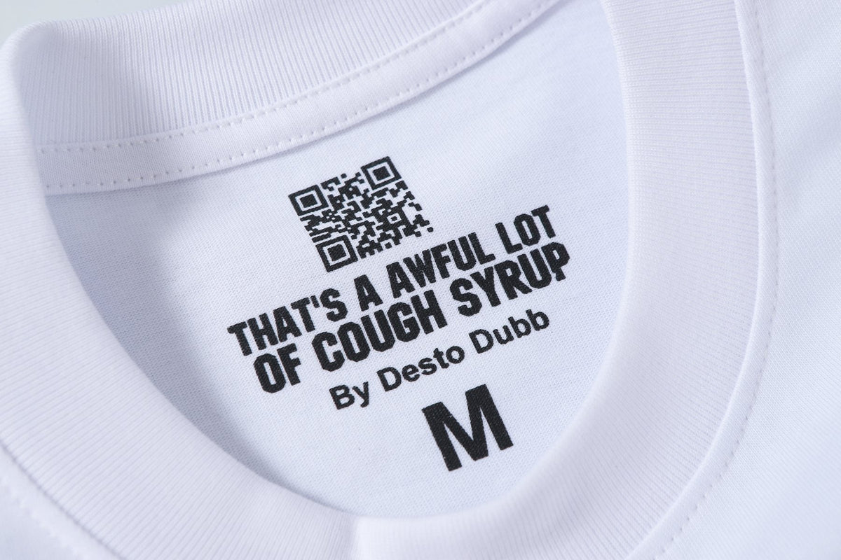 THAT'S A AWFUL LOT OF COUGH SYRUP Leaf Graphic Short-Sleeve T-Shirt