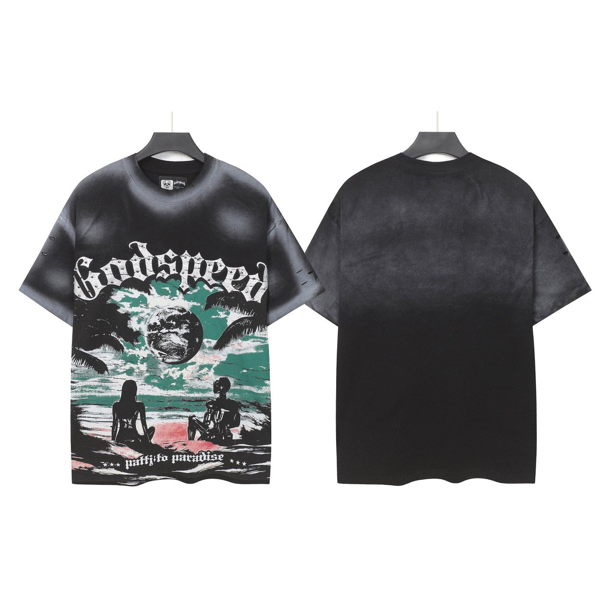 Godspeed Puffito Paradise Spray-Dye Graphic T-Shirt