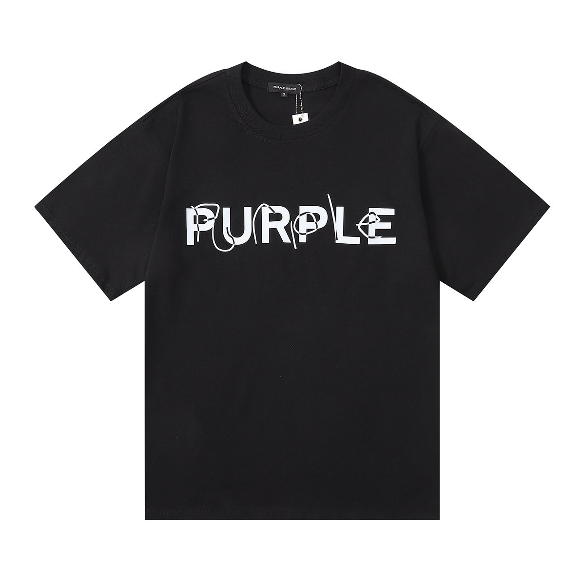 Purple Brand Wordmark Graphic Short-Sleeve T-Shirt