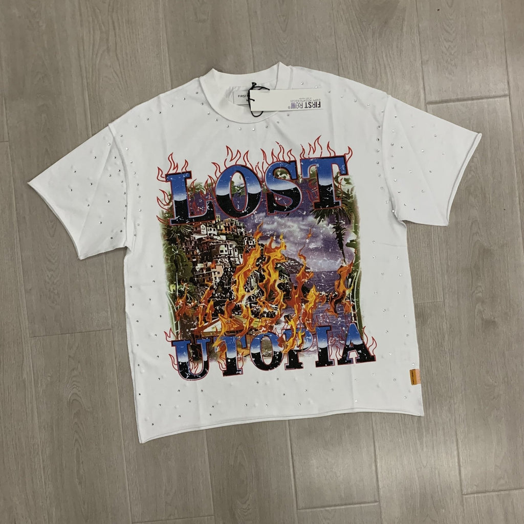 FIRST ROW Lost Utopia Burning Flame T-Shirt