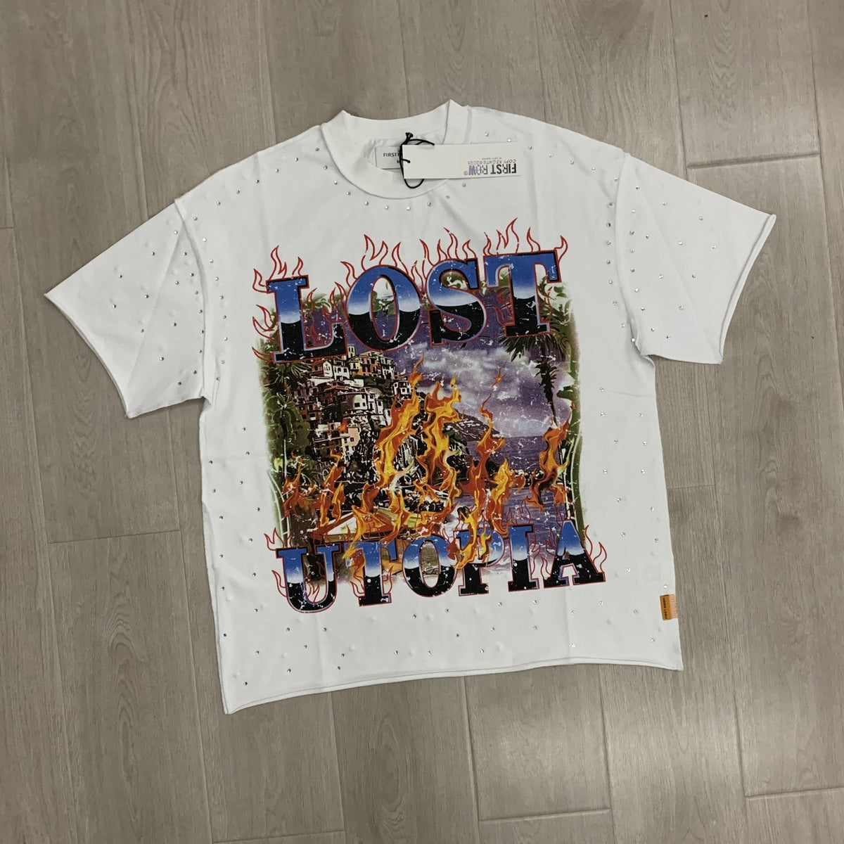 FIRST ROW Lost Utopia Burning Flame T-Shirt