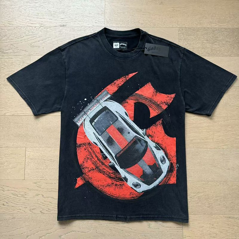 Godspeed Race Car Graphic Short-Sleeve T-Shirt