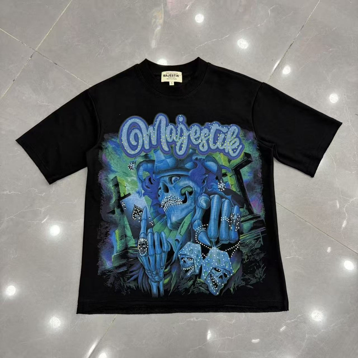 MAJESTIK Front & Back Graphic T-Shirt