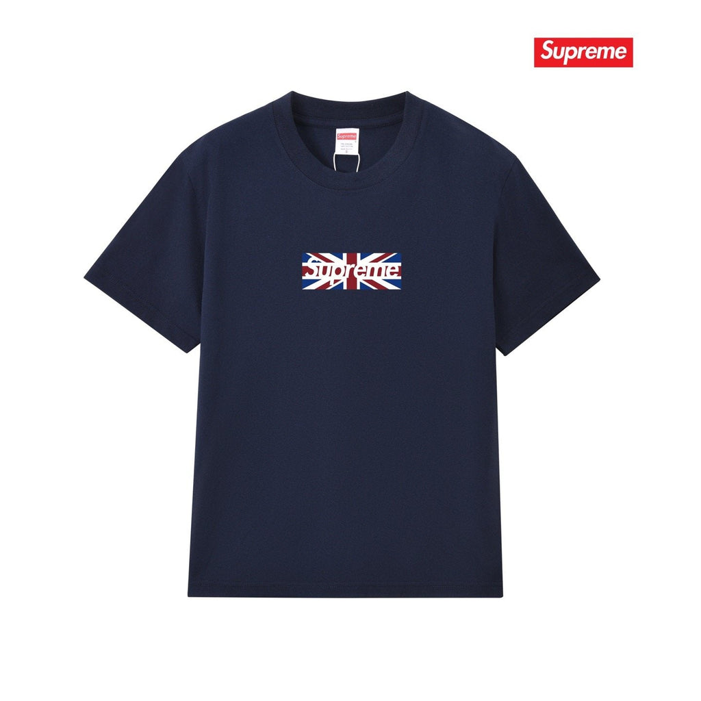 Supreme Union Jack Box-Logo Graphic T-Shirt