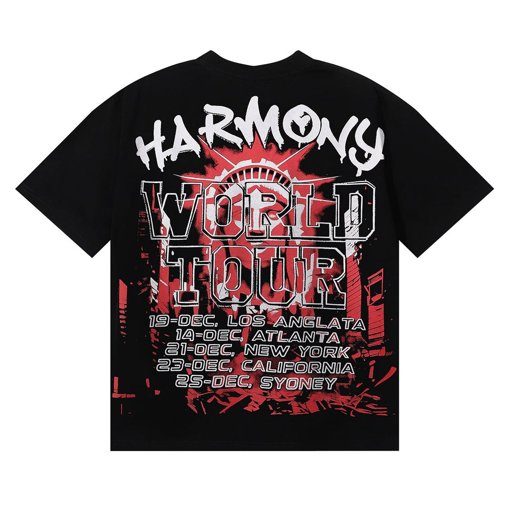 HARMONY Statue of Liberty World Tour Graphic T-Shirt