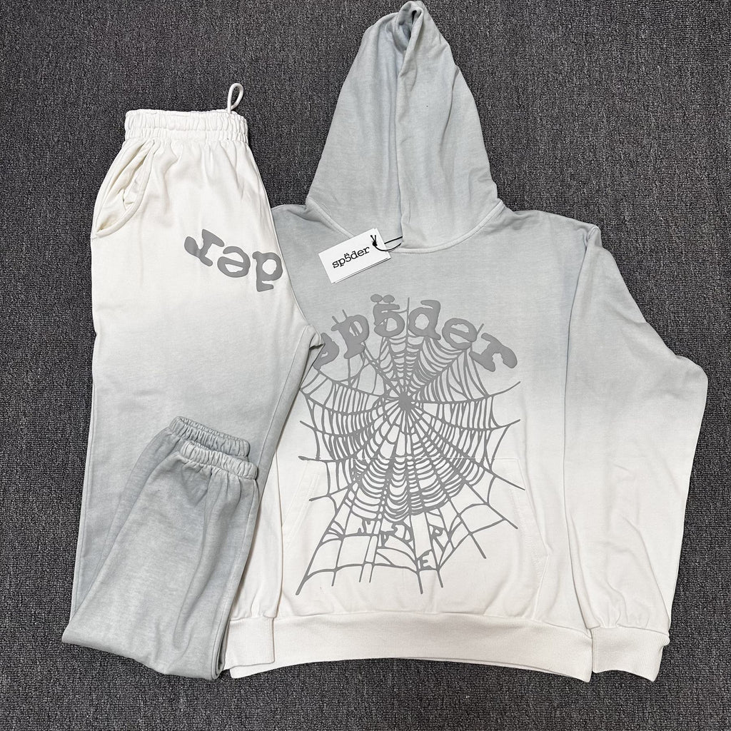 Sp5der Spider Web Hoodie & Sweatpants Set
